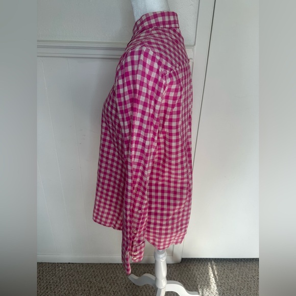 J.Crew Pink Button Down Shirt boy fit Style size M - Picture 6 of 8
